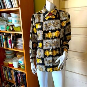 Kiss Me saddle blouse